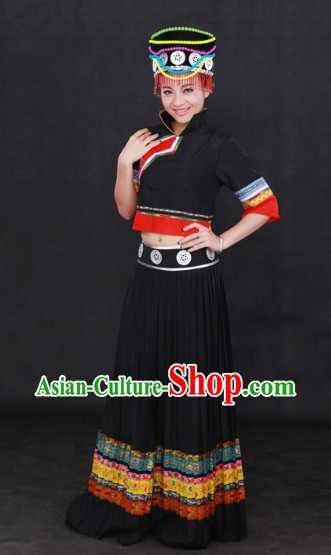 China Yunnan Nu Nationality Festival Clothing