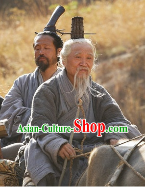 Ancient Chinese Wise Man Dresses and Coronet Complete Set