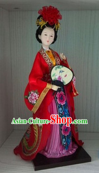 Handmade Beijing Silk Figurine Doll - Ancient Chinese Beauty 4