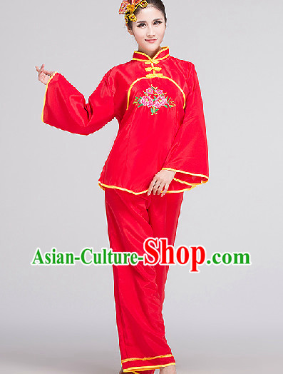Traditional Dance Costume and Headwear Complete Set for Women 1