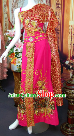 Southeast Asia Traditional Wedding Dresses Complete Set