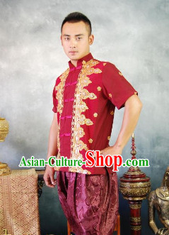 Southeast Asia Traditional Thailand Suit for Men