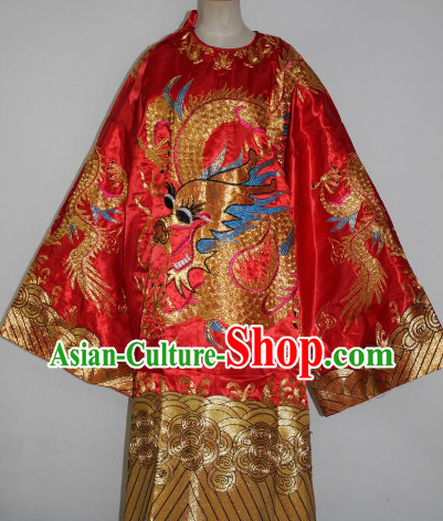 Ancient Dragon Embroidery Robe for Men