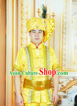 Southeast Asia Traditional Thailand Clothes for Boys
