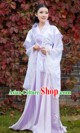 Traditional Chinese Lace Hanfu Suit for Girls