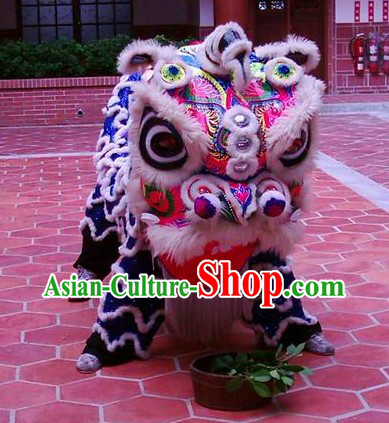 Old Style Handmade Lion Dance Costumes Complete Set