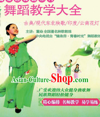 15 VCD Teaching of Chinese Classical Dance Modern Dance Dongbei Yangge Yunnan Flower Lantern Dance