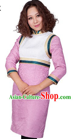 Traditional Chinese Mongolian Clothing for Women