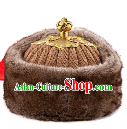 Ancient Chinese Mongolian Emperor Genghis Khan Hat