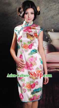 Traditional Chinese Silk Butterfly Skirt