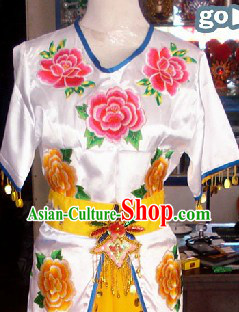 Traditional Chinese Stage Performance Qiao Hua Dan Costumes