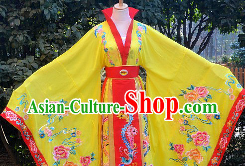 Traditional Chinese Stage Performance Empress Embroidered Clothes