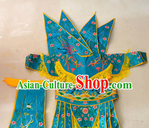 Traditional Chinese Peking Opera Da Kao Armor Costumes for Kids