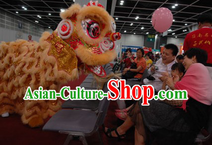 Traditional Competition and Parade Lion Dance Costume Complete Set