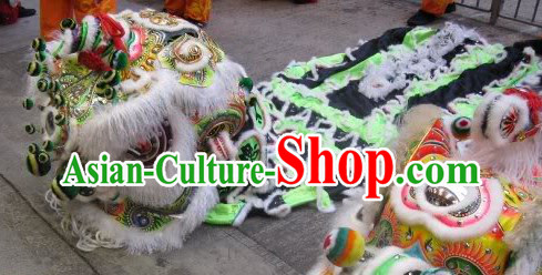 Traditional Fut San Lion Dance Costumes Complete Set