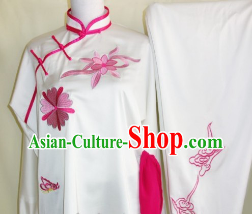 Kung Fu (Kungfu) Uniform Silk White Cuff
