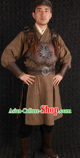Ancient Mongolian General Armor Costumes Complete Set