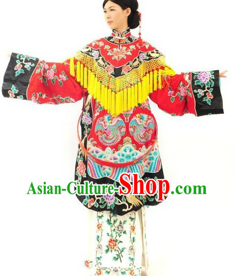 Traditional Chinese Beijing Opera Phoenix Embroidery Hua Dan Stage Performance Costumes