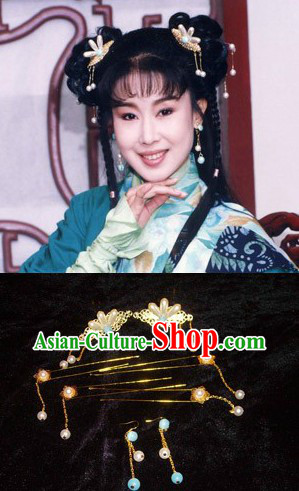 Ancient Chinese Female Hair Accessories and Earrings