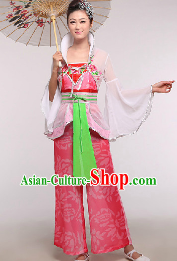 Chinese Classic Fairy Dance Costumes and Headdress