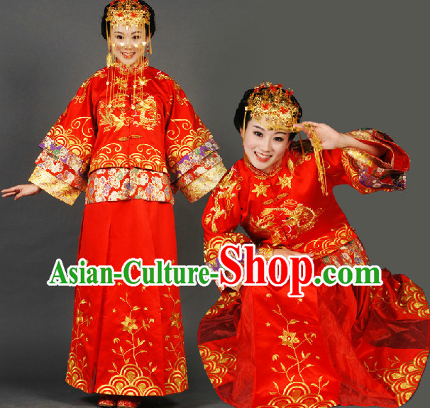 Traditional Chinese Wedding Dress for Women