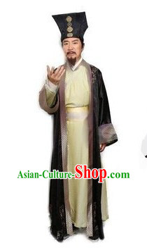 Ancient Chinese Teacher Costumes with Hat