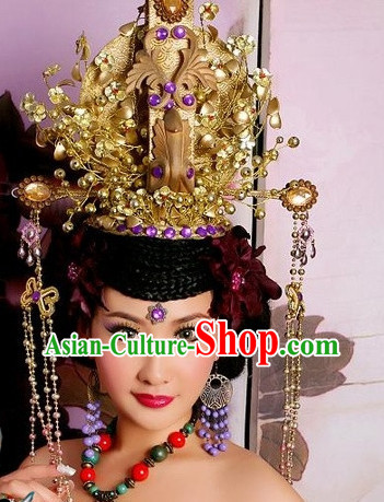 Ancient Chinese Imperial Empress Hat Headpieces