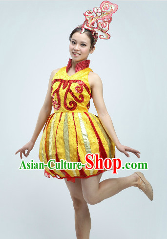 High Collar Group Dance Costumes