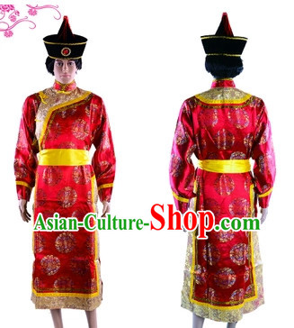 Mongolian Outfit and Hat for Men