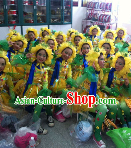 School Students Scarecow Dance Costumes Complete Set