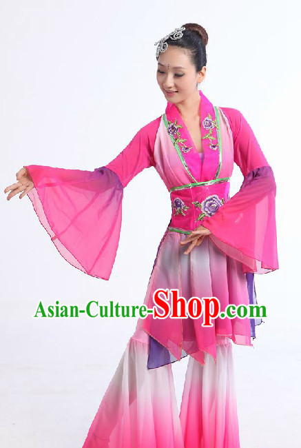 Chinese Classic Yangge Dancing Suit for Girls