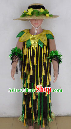Scarecrow Dance Costumes and Hat for Kids or Adults