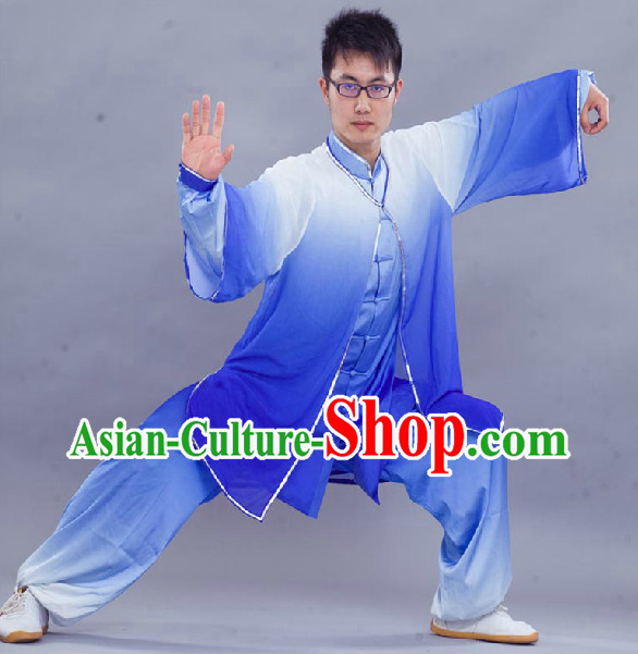 Traditional Silk Kung Fu Uniform and Cape