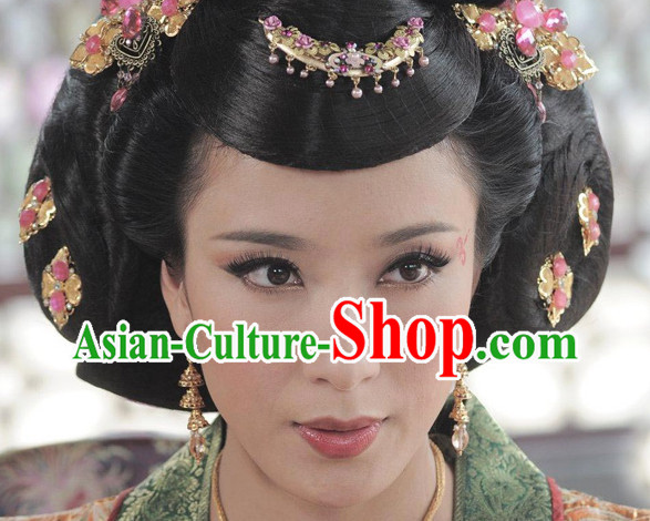 Ancient Chinese Princess or Empress Wig Hair Cap