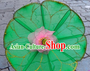 Handmade Lotus Leaf and Flower Dance Props