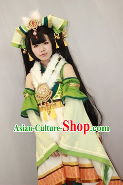 Gu Jian Qi Tan Lengend of the Ancient Sword Internet Games Swordwoman Costumes Complete Set