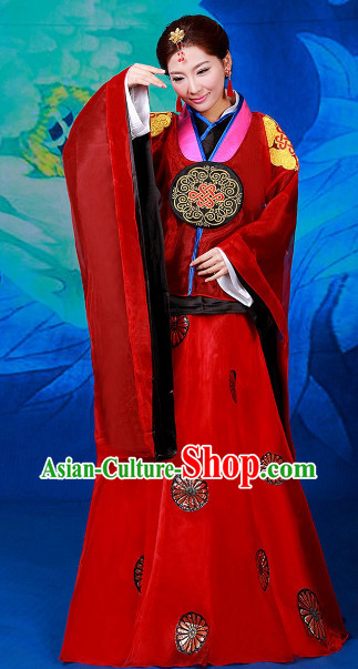 Chinese Lv Zhen Imperial Female Court Dress