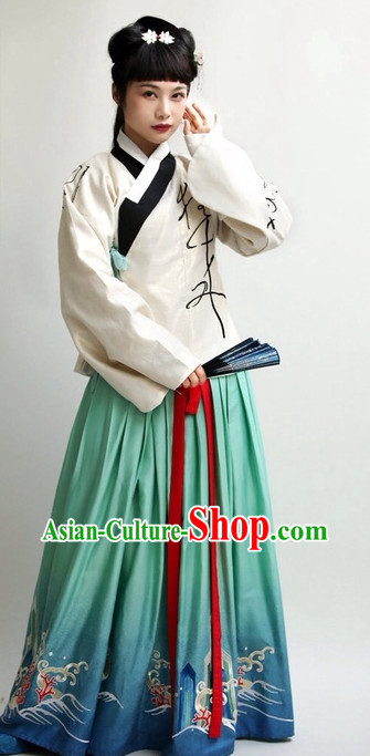 Chinese National Costumes for Girls