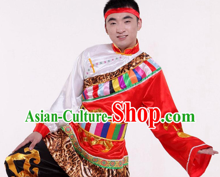 China Tibetan Dancewear and Headwear for Men