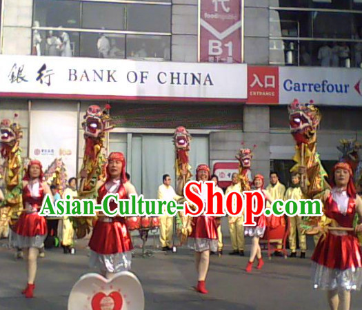 Chinese New Year Parade Dragon Costume for One Person
