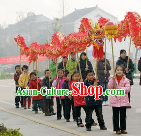 Traditional Dragon Dance Equipment Complete Set for Kids
