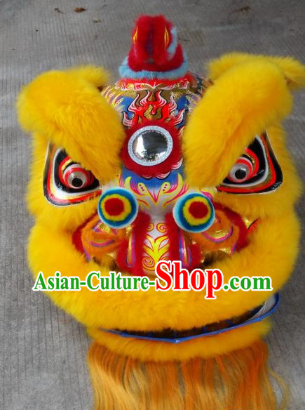 Chinese New Year LED Mirror Lion Dance Costume Complete Set