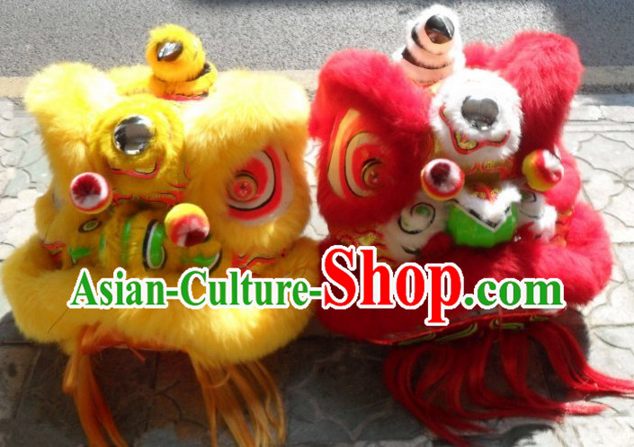 Asian New Year Martial Lion Costumes 2 Sets
