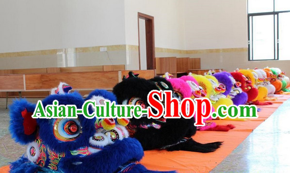Asian New Year Martial Lion Costumes
