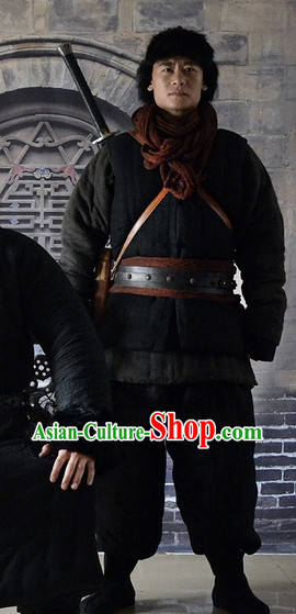 China Dongbei Province Guerrillas Black Blouse and Pants for Men