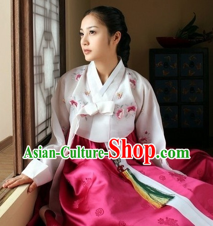 South Korean Traditional Hanbok Dress for Women
