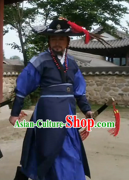 Traditional Korean Bodyguard Film Costumes for Men
