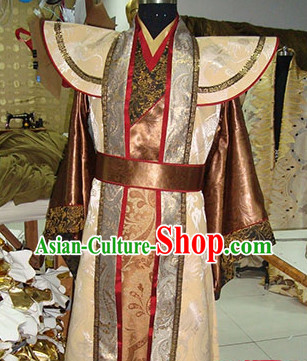 Chinese High Shoulder TV Play Hero Costumes