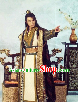Ancient China Prince Costumes and Coronet for Men