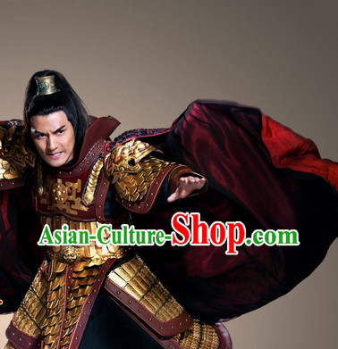 Ancient Traditional Emperor Armor Suit Complete Set for Men